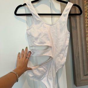 White Stretchy Tank Top